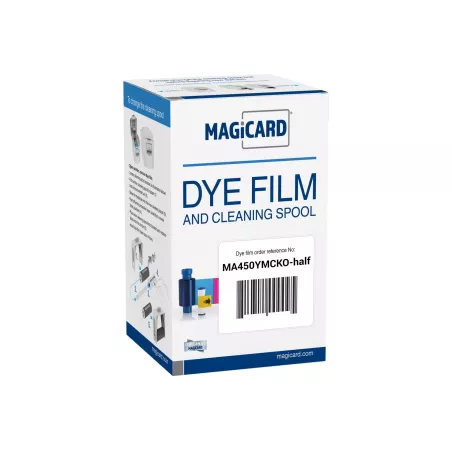 Ruban Magicard Pronto couleur 1/2 YMCKO, 450 faces